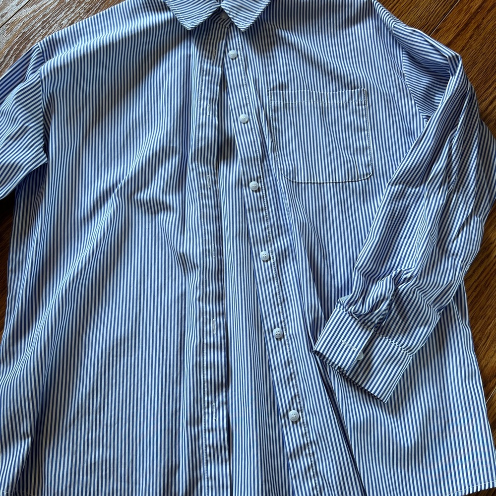 Blue pinstripe Shirt